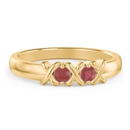 Hugs & Kisses XOXO Ring with 2-5 Stones