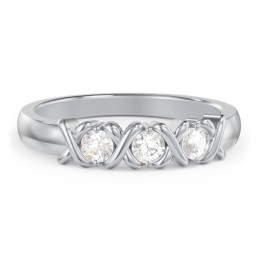 Hugs & Kisses XOXO Ring with 2-5 Stones