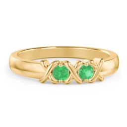 Hugs & Kisses XOXO Ring with 2-5 Stones