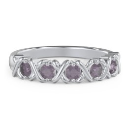 Hugs & Kisses XOXO Ring with 2-5 Stones