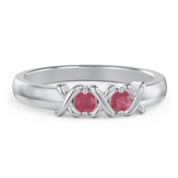 Hugs & Kisses XOXO Ring with 2-5 Stones