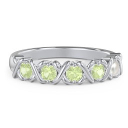 Hugs & Kisses XOXO Ring with 2-5 Stones