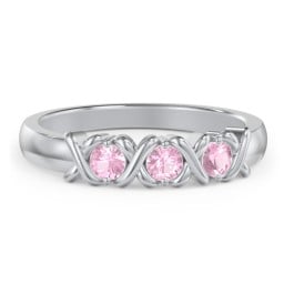 Hugs & Kisses XOXO Ring with 2-5 Stones