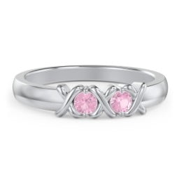 Hugs & Kisses XOXO Ring with 2-5 Stones