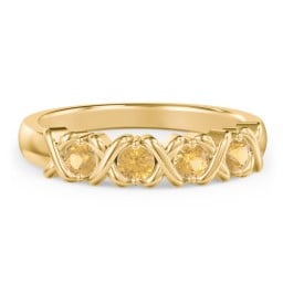 Hugs & Kisses XOXO Ring with 2-5 Stones