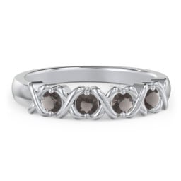Hugs & Kisses XOXO Ring with 2-5 Stones