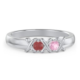 Hugs & Kisses XOXO Ring with 2-5 Stones