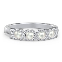 Hugs & Kisses XOXO Ring with 2-5 Stones