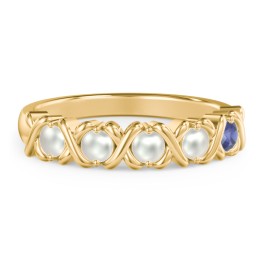 Hugs & Kisses XOXO Ring with 2-5 Stones