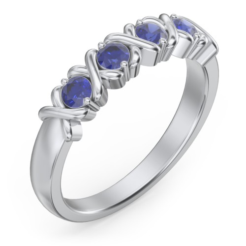 Hugs & Kisses XOXO Ring with 2-5 Stones