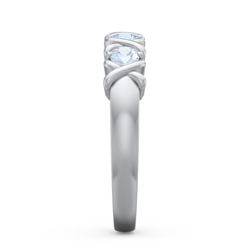 Hugs & Kisses XOXO Ring with 2-5 Stones