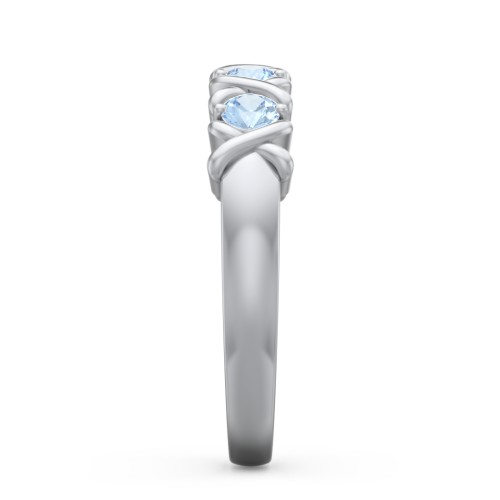 Hugs & Kisses XOXO Ring with 2-5 Stones