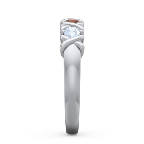 Hugs & Kisses XOXO Ring with 2-5 Stones