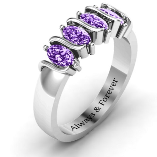 2-5 Oval Stones Ring