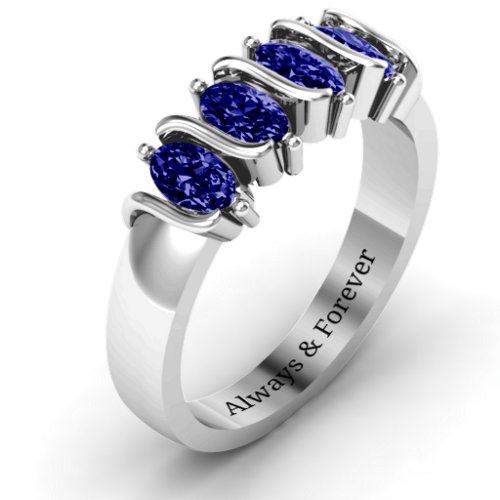 2-5 Oval Stones Ring