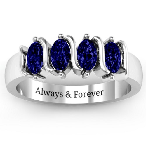 2-5 Oval Stones Ring