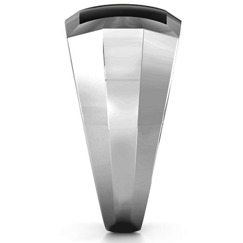 Engravable Statement 6-Stone Men's Ring