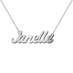 Personalized Name Necklace Layering Set with Paper Clip Chain