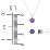 Solitaire Birthstone Necklace and Earrings Set