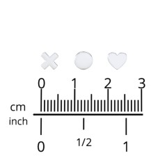 Engravable Hugs & Kisses Earring Stack - Set of 3
