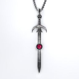 Carmilla - Sword of Hastur Pendant with Gemstone
