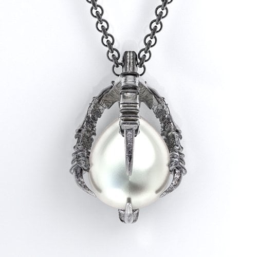 Carmilla - Dean's Pearl Claw Pendant