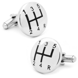 Gear Shifter Cufflinks in
