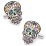 Day of the Dead Skull Cufflinks