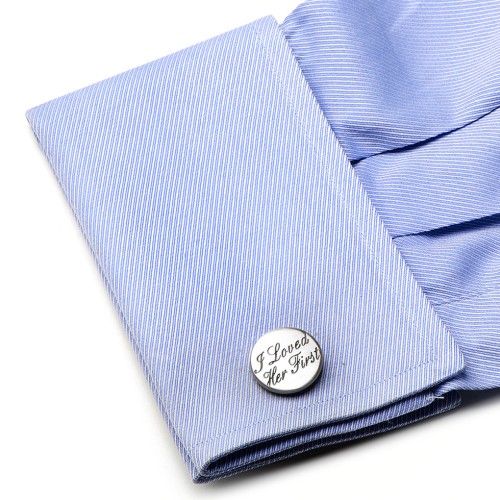 Wedding Series - I Loved Her First Cufflinks
