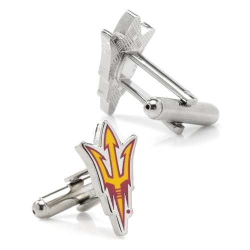 NCAA- Arizona State University Sun Devils Pitchfork Cufflinks