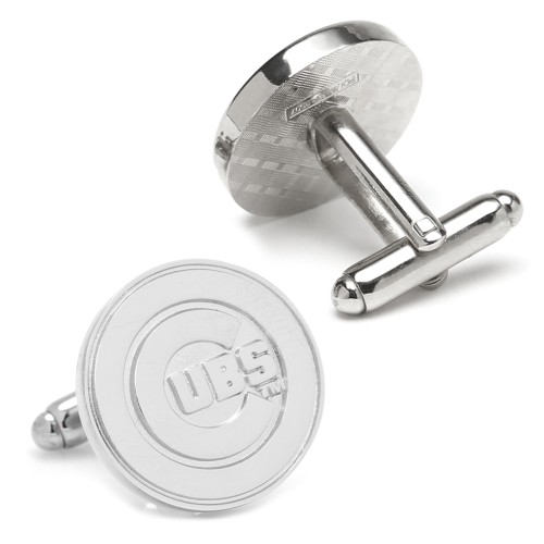 MLB- Silver Edition Cubs Cufflinks