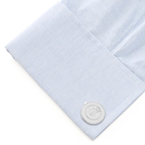 MLB- Silver Edition Cubs Cufflinks