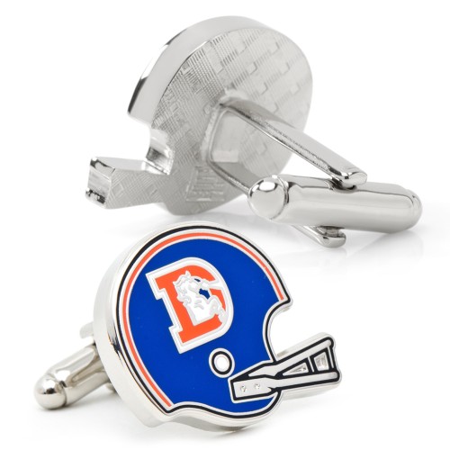 NFL- Retro Denver Broncos Helmet Cufflinks