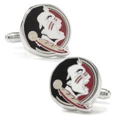 NCAA- Florida State Seminole Head Cufflinks
