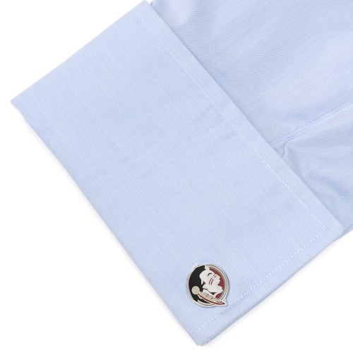 NCAA- Florida State Seminole Head Cufflinks
