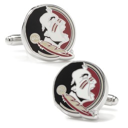 NCAA- Florida State Seminole Head Cufflinks in