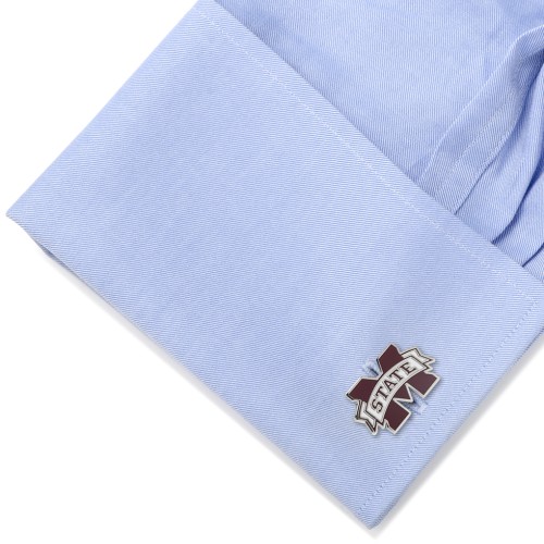 NCAA- Mississippi State Bulldogs Cufflinks