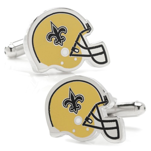 NFL- Retro New Orleans Saints Helmet Cufflinks