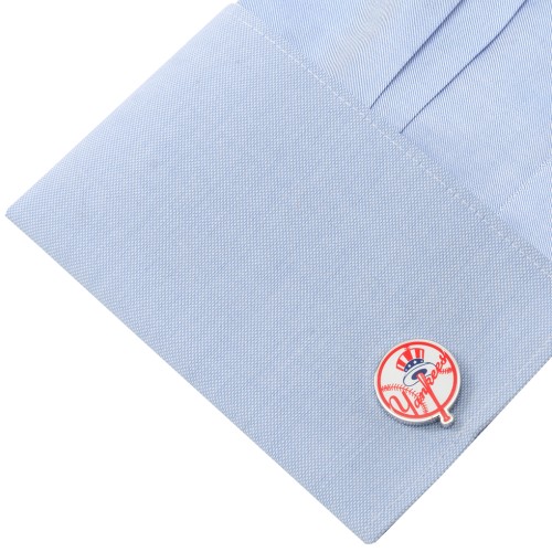 MLB- Yankees Baseball Cufflinks