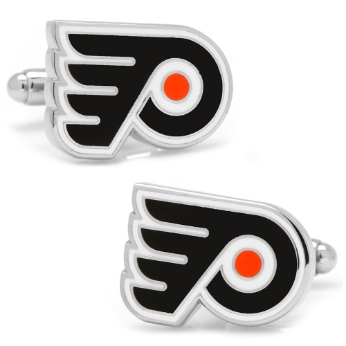 NHL- Silver Philadelphia Flyers Cufflinks