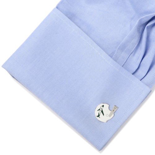 NFL- Retro New York Jets Helmet Cufflinks