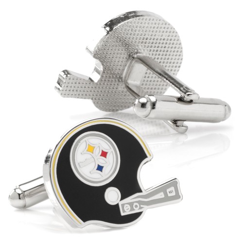 NFL- Retro Pittsburgh Steelers Helmet Cufflinks