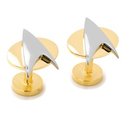 Star Trek - Two Tone Delta Shield Cufflinks in