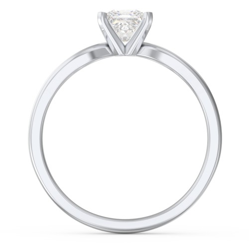 1/2 ct. Princess Gemstone Split Engagement Ring