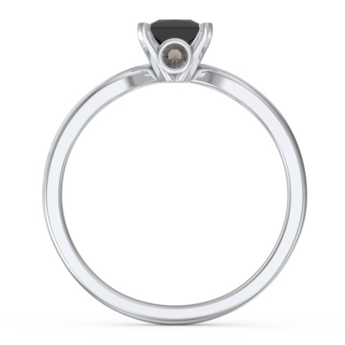 1/2 ct. Princess Gemstone Split Peek-A-Boo Engagement Ring