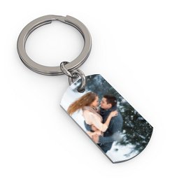 Photo Keychain in Stainless Steel