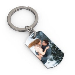 Photo Keychain in Stainless Steel