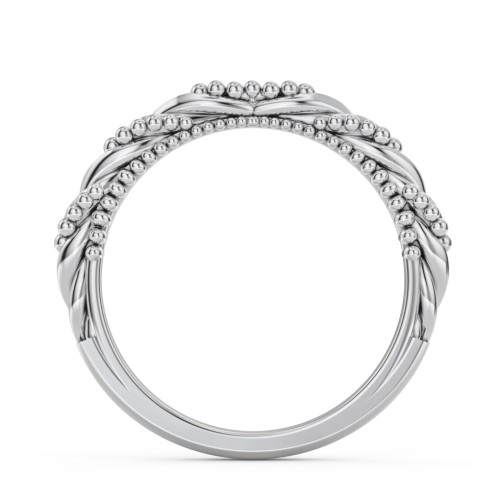 The Rita Wedding Band – 14K White Gold