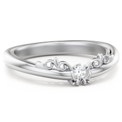 Budding Love Diamond Ring