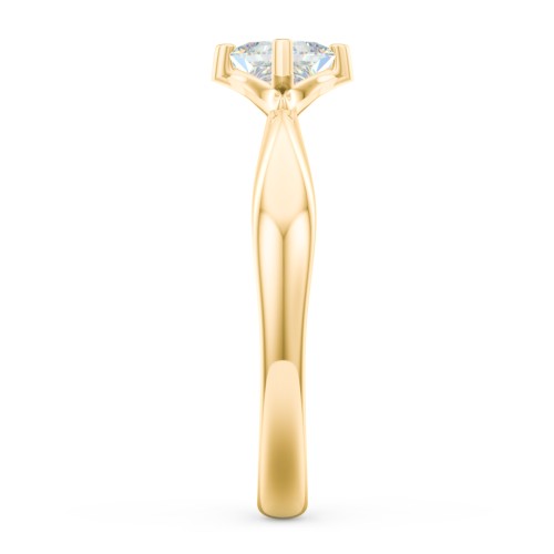 Classic Diamond Solitaire with 4 Prong Setting